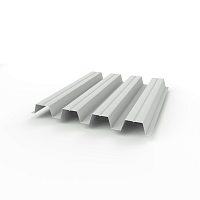 Профнастил оцинкованный с полимерным покрытием полиэстер Н57 buildstor 0,65х801мм RAL 9018 Папирусно-белый