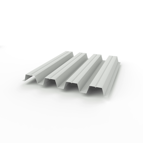Профнастил оцинкованный с полимерным покрытием полиэстер Н57 buildstor 0,65х801мм RAL 9018 Папирусно-белый