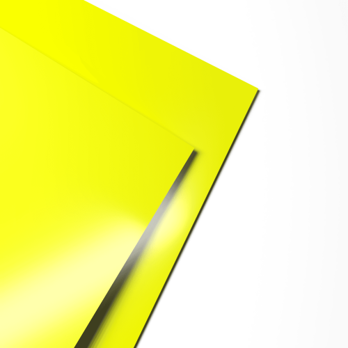 Гладкий лист 0.7мм RAL 1026 Люминесцентный жёлтый
