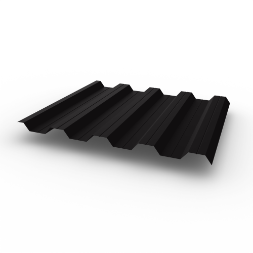 Профнастил НС44 (RAL 8022) 0,45х1047мм оцинкованный, с полимерным покрытием (Полиэстер) Профнастил НС44 (RAL 8022) 0,45х1047мм оцинкованный, с полимерным покрытием (Полиэстер)