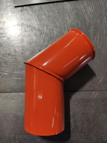 Колено водосточное с порошковым покрытием ф190мм все цвета RAL фото 2