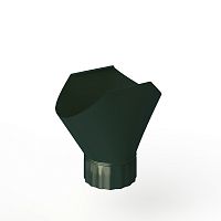 Воронка желоба оцинкованная накладная порошок ф150мм RAL 6009