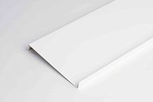 Отлив оконный оцинкованный c порошковым покрытием 1,2мм ширина менее 625 мм RAL 9003