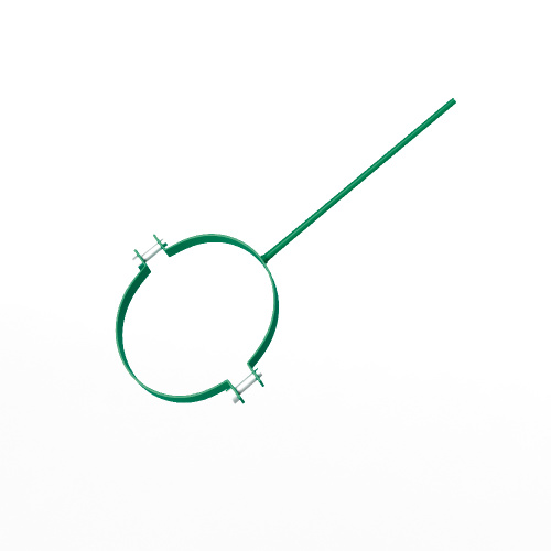 Крепление водосточный трубы сварное оцинкованное порошок ф220х10х250мм RAL 6024