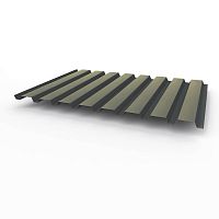 Профнастил оцинкованный с полимерным покрытием полиэстер С20 buildstor 0,5х1150мм RAL 7024 Графитовый серый