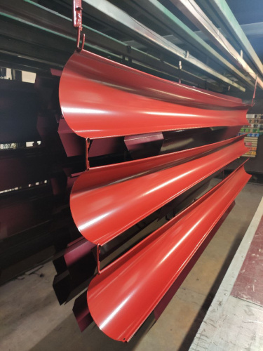 Желоб водосточный оцинкованный порошок ф150х2000мм RAL 6021 фото 4