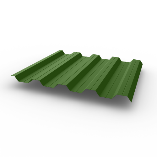 Профнастил НС44 (RAL 6025) 0,45х1047мм оцинкованный, с полимерным покрытием (Полиэстер) Профнастил НС44 (RAL 6025) 0,45х1047мм оцинкованный, с полимерным покрытием (Полиэстер)