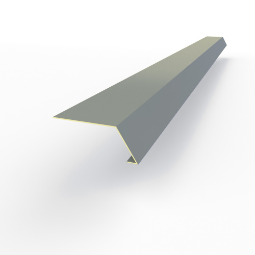 Карнизная планка RAL 7046 оцинкованная c порошковым покрытием 0,45мм Карнизная планка RAL 7046 оцинкованная c порошковым покрытием 0,45мм