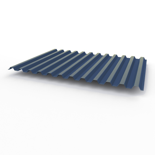 Профнастил оцинкованный с полимерным покрытием полиэстер С21 buildstor 0,4х1051мм RAL 5000 Фиолетово-синий Профнастил оцинкованный с полимерным покрытием полиэстер С21 buildstor 0,4х1051мм RAL 5000 Фиолетово-синий