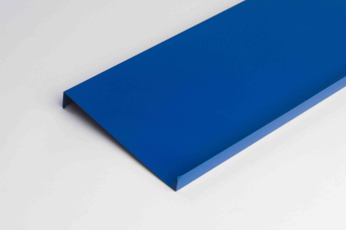 Отлив оконный оцинкованный c порошковым покрытием 1,5мм ширина более 625 мм RAL 5005 Отлив оконный оцинкованный c порошковым покрытием 1,5мм ширина более 625 мм RAL 5005