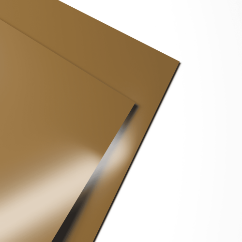 Гладкий лист 0.4мм RAL 1036 Перламутрово-золотой