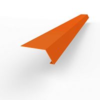 Карнизная планка RAL 2004 оцинкованный c порошковым покрытием 0,45мм полиуретан