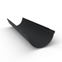 Желоб водосточный оцинкованный порошок ф120х2000мм RAL 9004