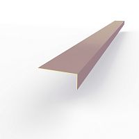 Лобовая планка (RAL 4009) оцинкованная, с порошковым покрытием 0,45 мм