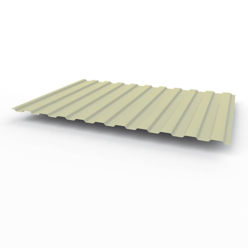 Профнастил оцинкованный с полимерным покрытием полиэстер С8 buildstor 0,45х1180мм RAL 7032 Галечный серый