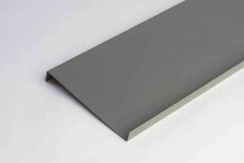 Отлив оконный оцинкованный c порошковым покрытием 1,5мм ширина менее 625 мм RAL 7038