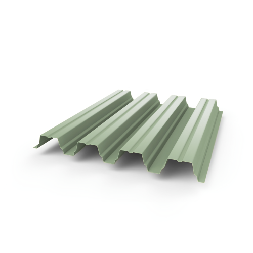Профнастил Н75 - 0,7 (RAL 6019) с полимерным покрытием (полиэстер)