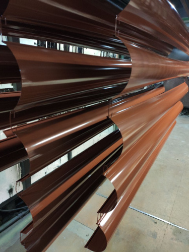 Желоб водосточный оцинкованный порошок ф120х2000мм RAL 2004 фото 3 Желоб водосточный оцинкованный порошок ф120х2000мм RAL 2004 фото 3