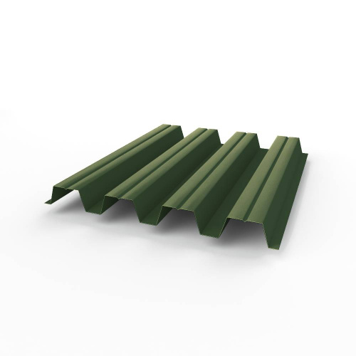 Профнастил оцинкованный с полимерным покрытием полиэстер Н57 buildstor 0,65х801мм RAL 6020 Хромовый зелёный