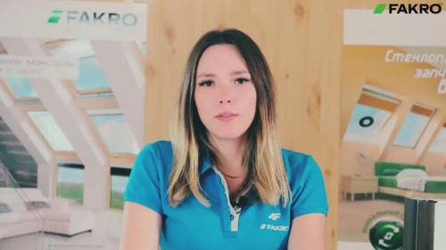 Окно мансардное ПВХ белый ручка снизу Fakro PTP-V U3  ThermoPro Profi 78*98см фото 2