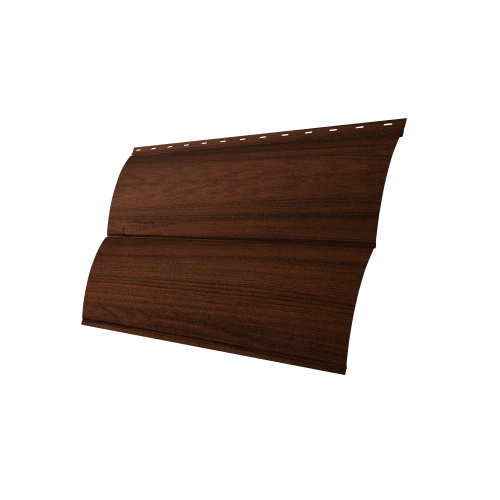 Сайдинг Блок-хаус 0,390 Grand Line 0,45 Print Elite Choco Wood TwinColor