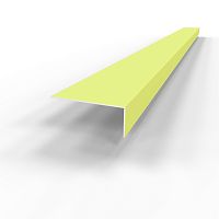 Лобовая планка (RAL 1026) оцинкованная, с порошковым покрытием 0,45 мм