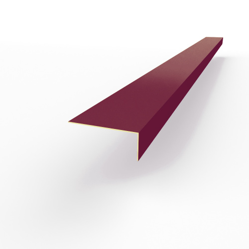 Лобовая планка (RAL 4004) оцинкованная, с порошковым покрытием 0,45 мм