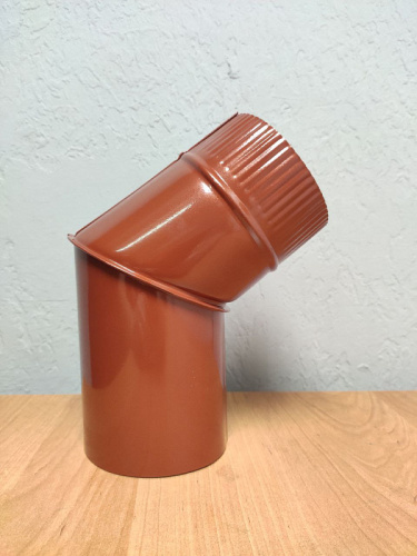 Колено водосточное с порошковым покрытием ф100мм все цвета RAL фото 6