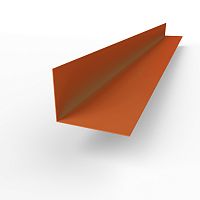 Планка угла внутренняя RAL 2001 оцинкованный c порошковым покрытием 0,45мм