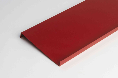 Отлив оконный оцинкованный c порошковым покрытием 1,2мм ширина более 625 мм RAL 3002