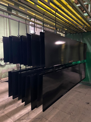 Парапет плоский RAL 9005 полиэстер 1,2 мм фото 3