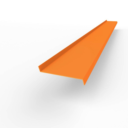 Отлив оконный оцинкованный c порошковым покрытием 1,5мм ширина менее 625 мм RAL 2003