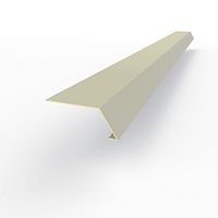Карнизная планка RAL 7044 оцинкованная c порошковым покрытием 0,45мм