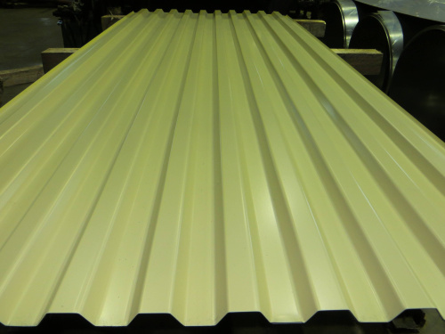 Профнастил оцинкованный с полимерным покрытием С21 Grand line Optima 0,7х1040мм RAL 8017 фото 11