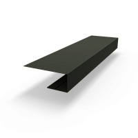 j планка RAL 6008 оцинкованная c порошковым покрытием 0,45мм