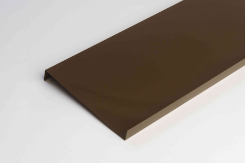 Отлив оконный оцинкованный c порошковым покрытием 1,2мм ширина более 625 мм RAL 8016