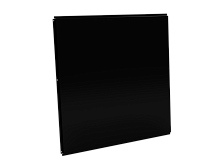 Фасадная кассета 1160х1160 открытого типа, толщина 0,7 мм, RAL 9005 (Глубокий черный)