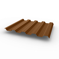 Профнастил НС44 (RAL 8003) 0,45х1047мм оцинкованный, с полимерным покрытием (Полиэстер)