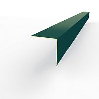 Планка угла внешнего RAL 6004 оцинкованная c порошковым покрытием 0,45мм