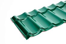 Металлочерепица Монтеррей классик оцинкованная с полимерным покрытием 0.5x1180мм  RAL 6005