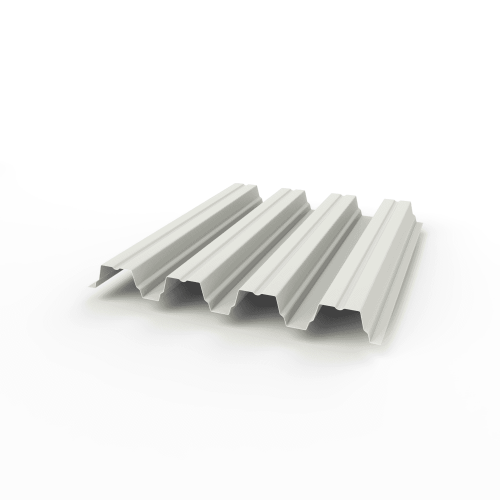 Профнастил оцинкованный с полимерным покрытием Н75 Grand line Optima 0,7х801мм RAL 9002