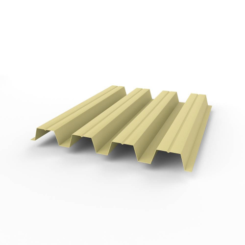 Профнастил оцинкованный с полимерным покрытием полиэстер Н57 buildstor 0,65х801мм RAL 1014 Слоновая кость Профнастил оцинкованный с полимерным покрытием полиэстер Н57 buildstor 0,65х801мм RAL 1014 Слоновая кость