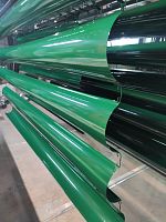 Желоб водосточный оцинкованный порошок ф220х2000мм RAL 6005