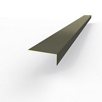 Лобовая планка (RAL 7022) оцинкованная, с порошковым покрытием 0,45 мм