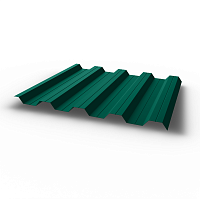 Профнастил НС44 (RAL 6036) 0,65х1047мм оцинкованный, с полимерным покрытием (Полиэстер)