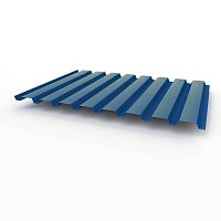 Профнастил оцинкованный с полимерным покрытием полиэстер С20 buildstor 0,4х1150мм RAL 5005 Сигнальный синий