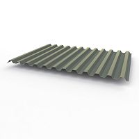 Профнастил оцинкованный с полимерным покрытием полиэстер С21 buildstor 0,65х1051мм RAL 7005 Мышино-серый