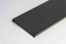 Отлив оконный оцинкованный c порошковым покрытием 1,2мм ширина менее 625 мм RAL 7043