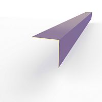 Планка угла внешнего RAL 4011 оцинкованная c порошковым покрытием 0,45мм