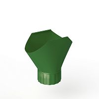 Воронка желоба оцинкованная накладная порошок ф150мм RAL 6010